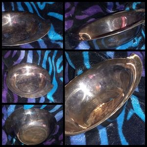 Vintage Fisher Silver Plate 6" Dish